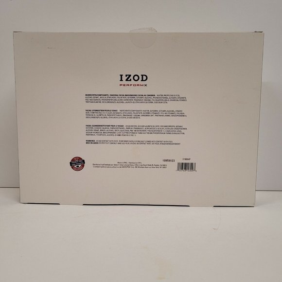 IZOD Performx 4 Pc Men Facial Care Set Blue and White For Man NIB Towel Mask - Picture 5 of 6